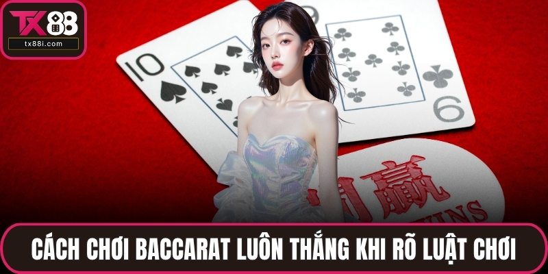 Cách chơi baccarat luôn thắng khi rõ luật chơi